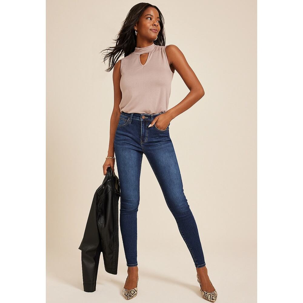Everflex™ Dark High Rise Super Skinny Jean size 10 nwt